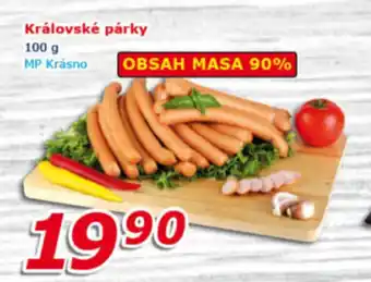 ESO MARKET Královské párky nabídka