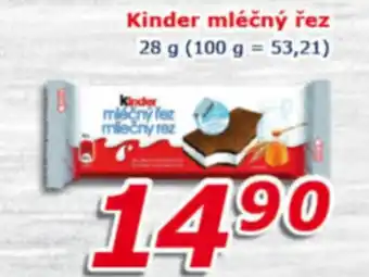 ESO MARKET Kinder mléčný řez nabídka