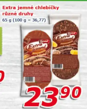 ESO MARKET Extra jemné chlebíčky různé druhy nabídka