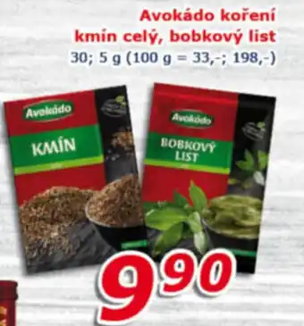 ESO MARKET Avokádo koření kmín celý, bobkový list nabídka