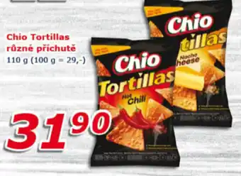 Chio Tortillas různé příchutě