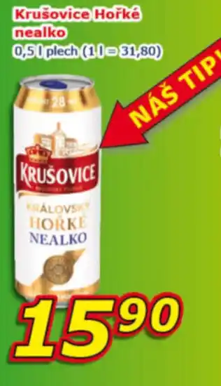 ESO MARKET Krušovice Horké nealko nabídka