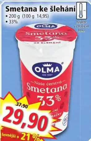 Norma Smetana ke šlehání nabídka