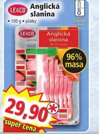 Norma Anglická slanina nabídka