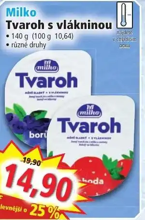 Norma Milko Tvaroh s vlákninou nabídka