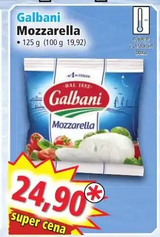 Norma Galbani Mozzarella nabídka