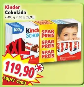 Norma Kinder Čokoláda nabídka