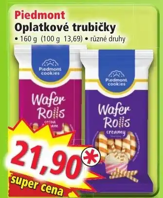 Norma Piedmont Oplatkové trubičky nabídka