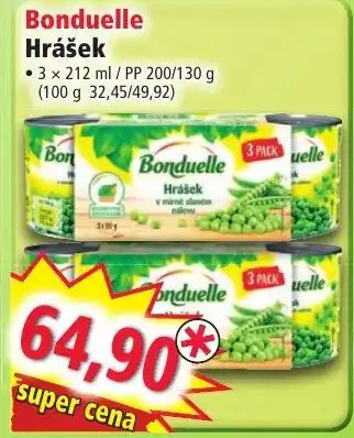 Norma Bonduelle Hrášek nabídka