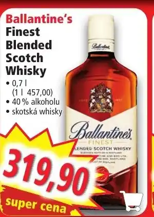 Norma Ballantine's Finest Blended Scotch Whisky nabídka