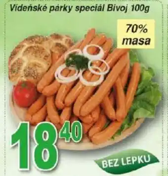 Hruška Vídeňské párky speciál Bivoj 100g nabídka