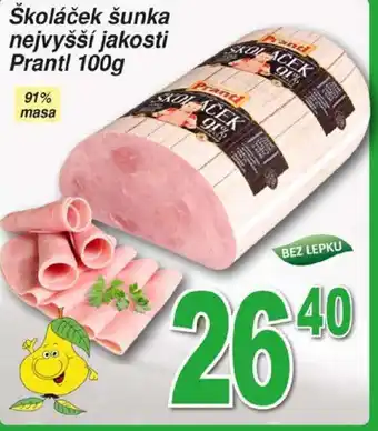 Hruška Školáček šunka nejvyšší jakosti Prantl 100g nabídka