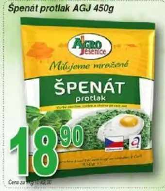 Hruška Špenát protlak AGJ 450g nabídka