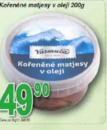 Kořeněné matjesy v oleji 200g
