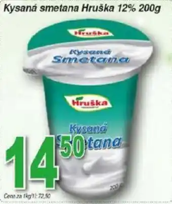 Hruška Kysaná smetana Hruška 12% 200g nabídka