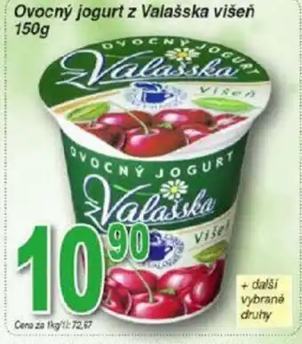 Hruška Ovocný jogurt z Valašska višeň 150g nabídka