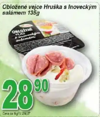 Hruška Obložené vejce Hruška s Inoveckým salámem 135g nabídka