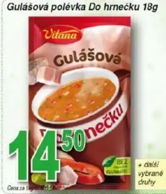 Hruška Gulášová polévka Do hrnečku 18g nabídka