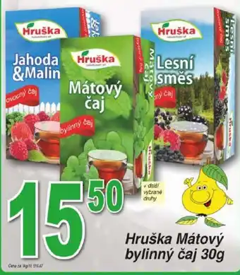Hruška Mátový bylinný čaj 30g