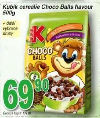 Hruška Kubik cereálie Choco Balls flavour 500g nabídka