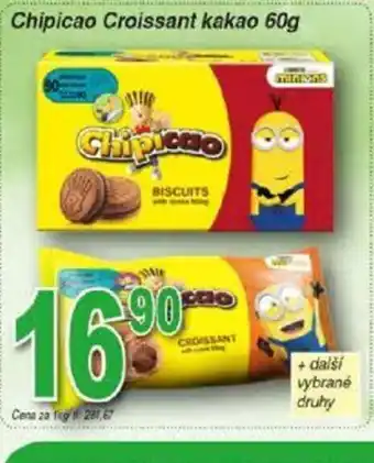 Hruška Chipicao Croissant kakao 60g nabídka