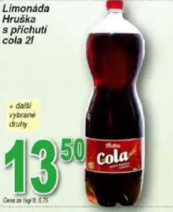 Hruška Limonáda Hruška s příchutí cola 2L nabídka