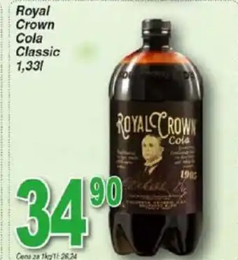Hruška Royal Crown Cola Classic 1,33L nabídka