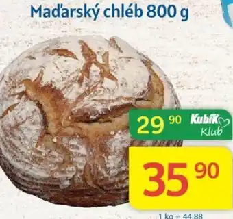 Kubík potraviny Maďarský chléb 800 g nabídka