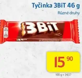 Kubík potraviny Tyčinka 3BIT 46 g nabídka