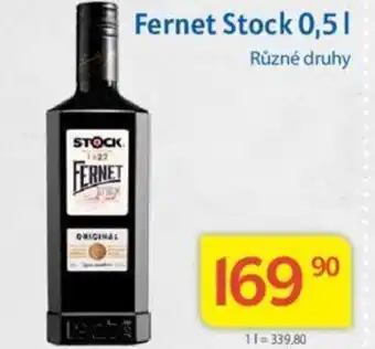 Kubík potraviny Fernet Stock 0,5L nabídka