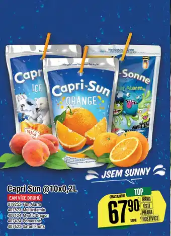 Tamda Foods Capri Sun 10x0,2L nabídka