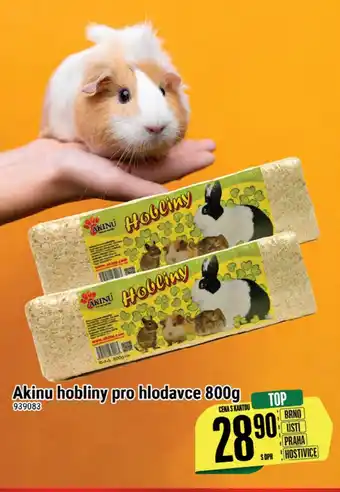 Tamda Foods Akinu hobliny pro hlodavce 800g nabídka