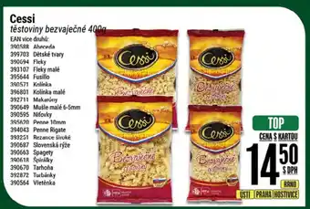 Tamda Foods Cessi těstoviny bezvaječné 400g nabídka