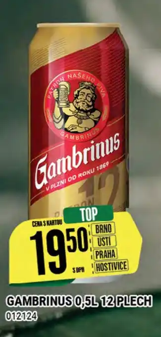 Tamda Foods GAMBRINUS 0,5L 12 PLECH nabídka