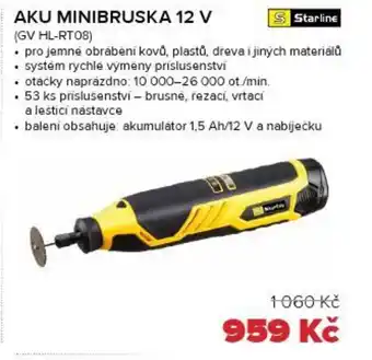 Auto Kelly AKU MINIBRUSKA 12 V (GV HL-RT08) nabídka