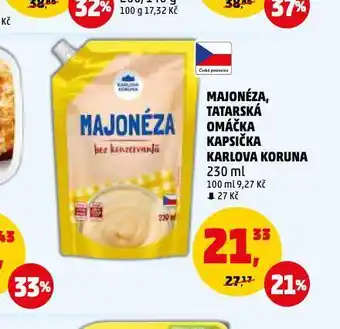Penny Market Tatarská omáčka nabídka