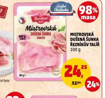 Penny Market Mistrovská dušená šunka nabídka