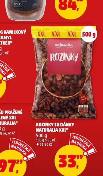Penny Market Rozinky sultánky nabídka