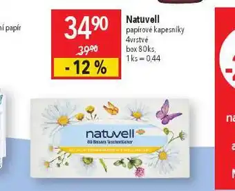 Globus Natuvell papírové kapesníky nabídka