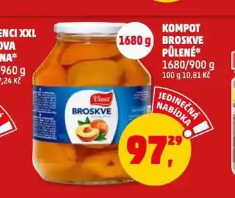 Penny Market Kompot broskve nabídka