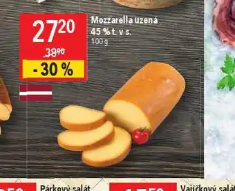 Globus Mozzarella uzená 45% nabídka