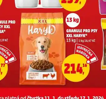 Penny Market Haryk granule pro psy nabídka