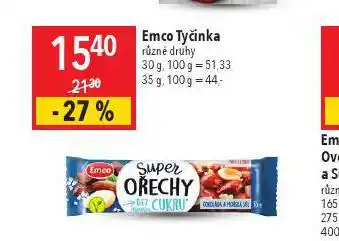Globus Emco tyčinka nabídka