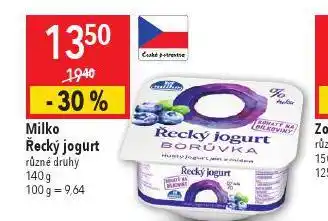 Globus Milko řecký jogurt nabídka