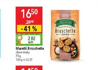 Globus Maretti bruschette nabídka