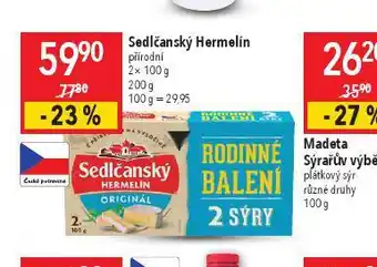 Globus Sedlčanský hermelín nabídka