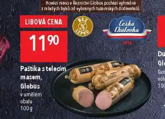 Globus Paštika s telecím masem nabídka