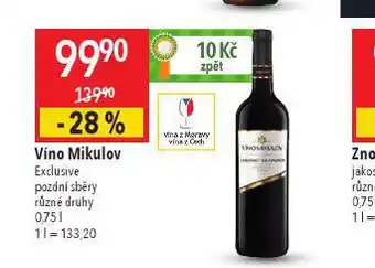 Globus Víno mikulov nabídka
