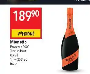 Globus Mionetto nabídka