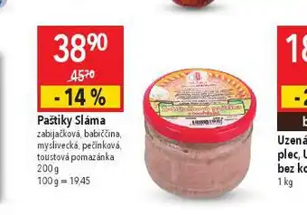 Globus Paštiky sláma nabídka